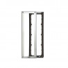 URMET Telaio porta moduli Steel con cornice per 4 moduli 1158/64