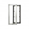 URMET Telaio porta moduli Steel con cornice per 3 moduli 1158/63
