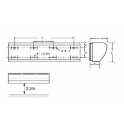 BARRIERA D'ARIA 90 CM TECNOGAS