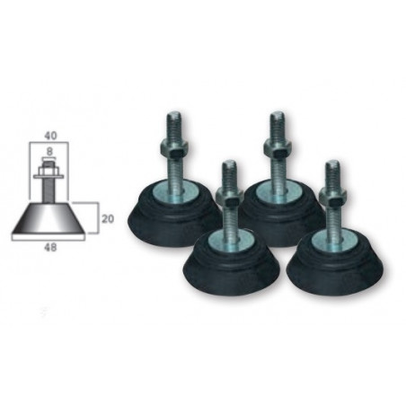 PIEDI ANTIVIBRAZIONI A...