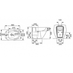 BIDET MINICLASS+50 AZZURRA