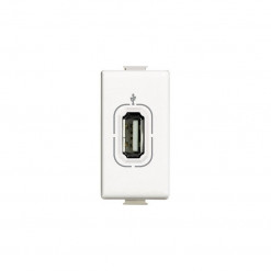 Presa connettore USB Bticino Matix bianca serie AM4285