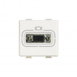 Presa Connettore Bticino Matix HD15 VGA bianca serie AM4282