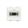 Presa Connettore Bticino Matix HD15 VGA bianca serie AM4282