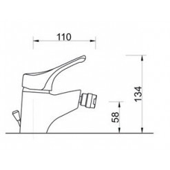 MISCELATORE BIDET F.E.V SERIE LIA