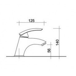 MISCELATORE LAVABO F.E.V SERIE SMART