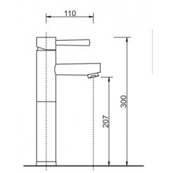 MISCELATORE LAVBO PROLUNGATO F.E.V. SERIE STIL