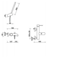 MISCELATORE VASCA F.E.V. SERIE ELY