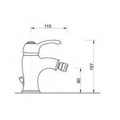 MISCELATORE BIDET F.E.V. SERIE ELITE