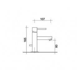 MISCELATORE LAVABO F.E.V. SERIE QUARZO