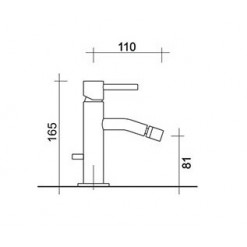 MISCELATORE BIDET F.E.V. SERIE MICRON