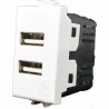 Presa doppia USB 4Box 2.4A per Bticino MATIX 4B.AM.USB.24