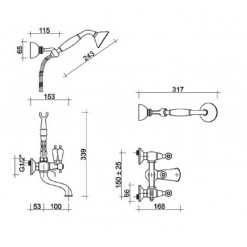 FRUPPO VASCA F.E.V SERIE IRIS