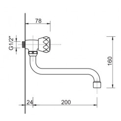 RUBINETTO A SNODO F.E.V. SERIE ECO
