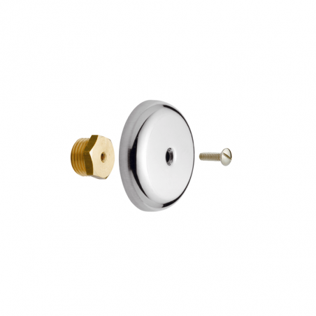 TAPPO IN OTTONE CON ROSETTA...