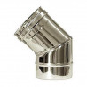 CURVA A 45° ACCIAIO INOX AISI 316