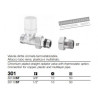 ARTECLIMA VALVOLA TERMOSTATIZZABILE DRITTA