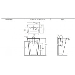 LAVABO AZZURRA HERA