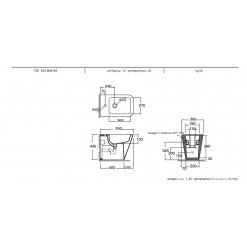 BIDET TRASLATO AZZURRA BUILD