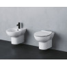 KIT BIDET/VASO SOSPESI CON COPRIVASO FRIZIONATO AZZURRA FAST
