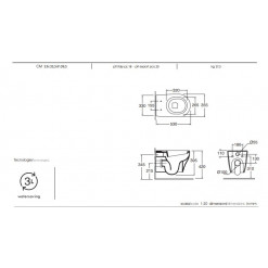 KIT BIDET/VASO SOSPESI CON COPRIVASO FRIZIONATO AZZURRA PRATICA