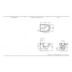 KIT BIDET/VASO SOSPESI CON COPRIVASO FRIZIONATO AZZURRA CHARME