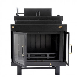 TERMOCAMINO MODELLO "PS" A LEGNA CON OPTIONAL ACQUA CALDA SANITARIA