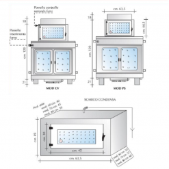 TERMOCAMINO MODELLO "CV" A LEGNA CON FORNO CON OPTIONAL ACQUA CALDA SANITARIA