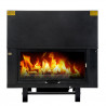 TERMOCAMINO MODELLO "PSU 16:9" A LEGNA