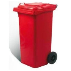 BIDONE QUADRO CON RUOTE Lt.240