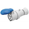 PRESA MOBILE GEWISS 2P+T 32A IP44 BLU 220V