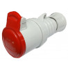 PRESA MOBILE GEWISS 3P+T 32A IP44 ROSSA 380V