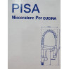 EASILY PISA MISCELATORE LAVELLO CUCINA TIPO INDUSTRIALE A MOLLA