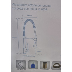 EASILY MISCELATORE LAVELLO C/ALTA DOCCETTA ESTRAIBILE A MOLLA 59591