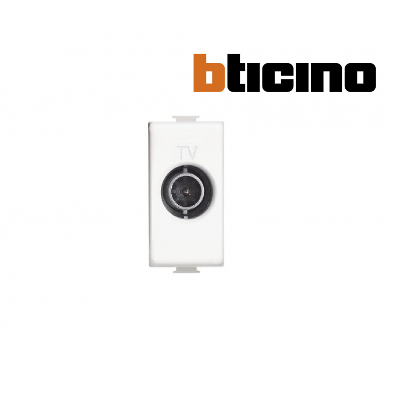 ABB Presa TV/SAT Diretta Connessione Maschio - Colore Bianco, Codice 8012542989707
